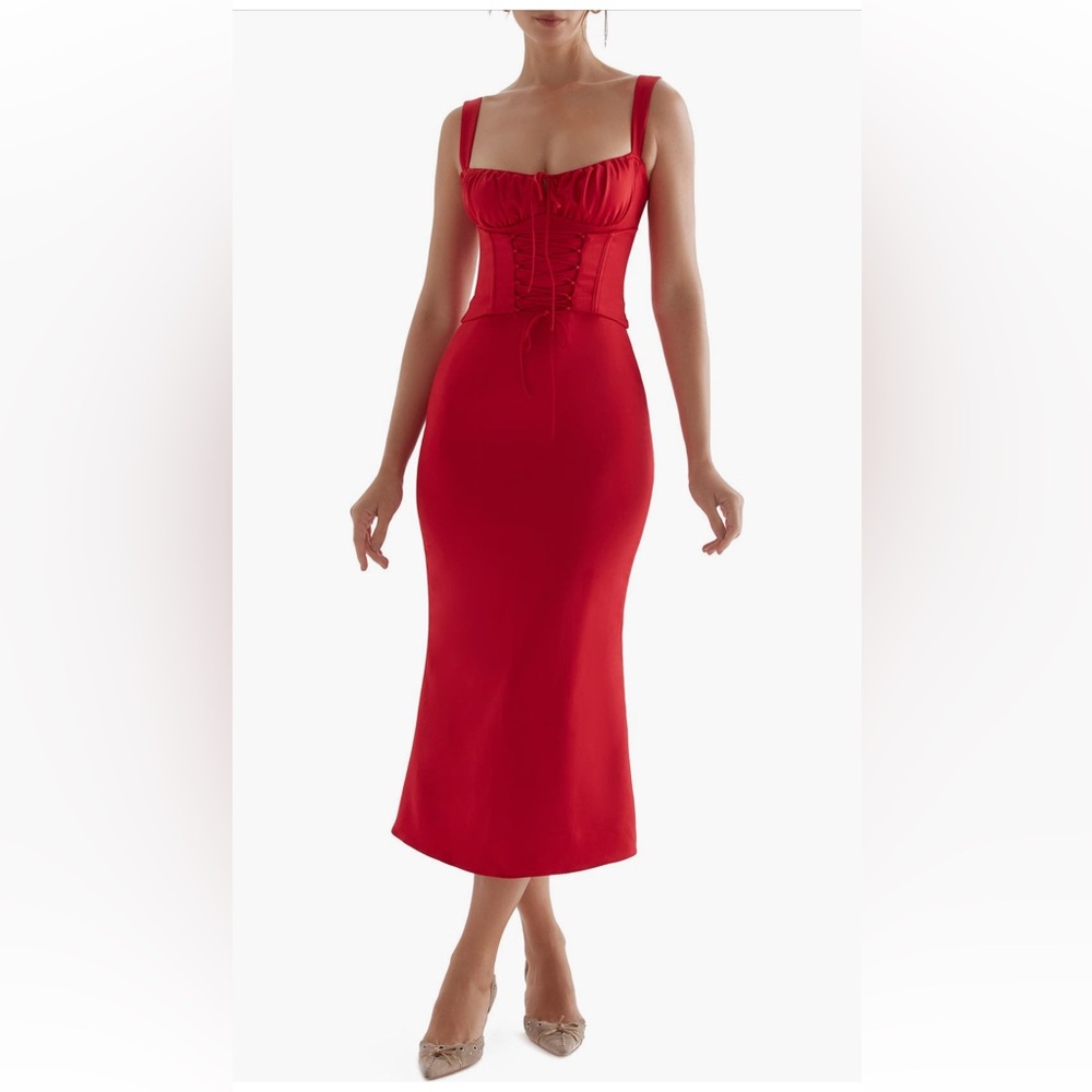 House of CB Red Corset Dress - XL A/C